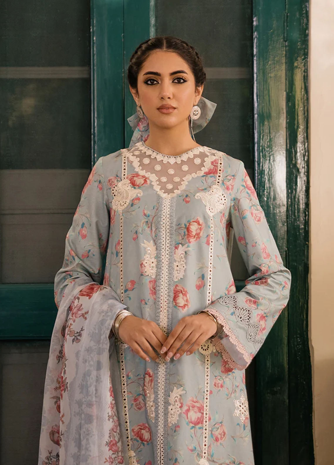 Shezlin By Aabyaan Chikankari Prints Collection 2023 AC-04 Esme