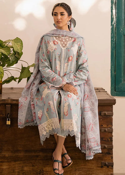 Shezlin By Aabyaan Chikankari Prints Collection 2023 AC-04 Esme