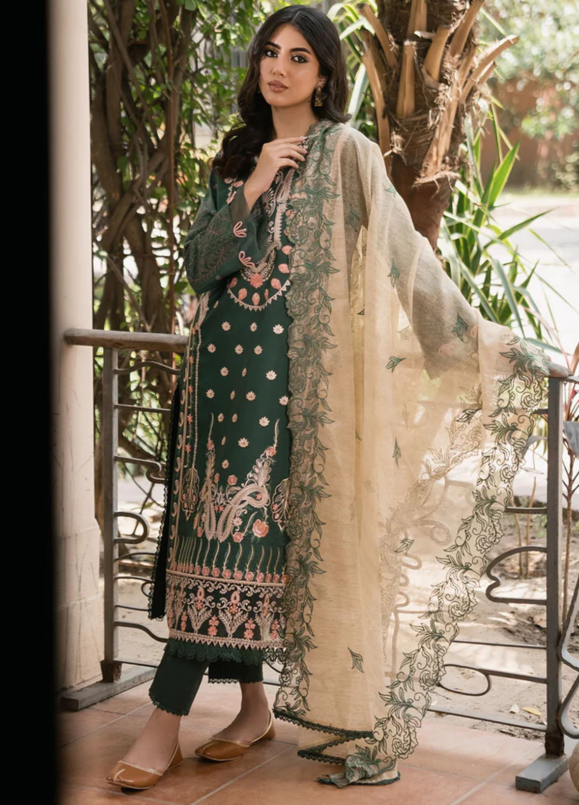 Shezlin By Aabyaan Chikankari Prints Collection 2023 AC-06 Amani