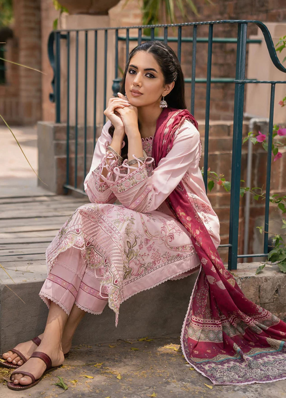 Shezlin By Aabyaan Chikankari Prints Collection 2023 AC-09 Zoey