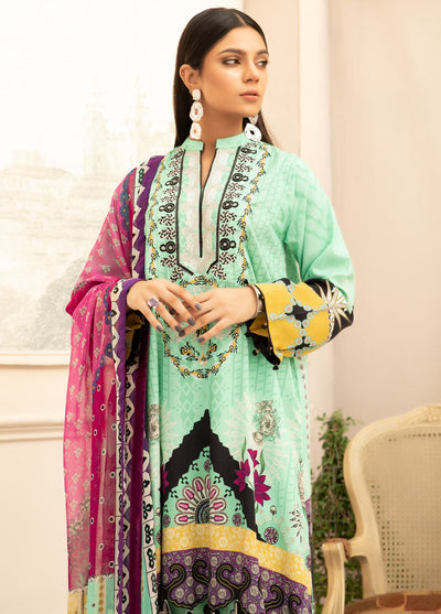 Silsila By Vitalia Embroidered Linen Collection 2023 D-08 Maahe