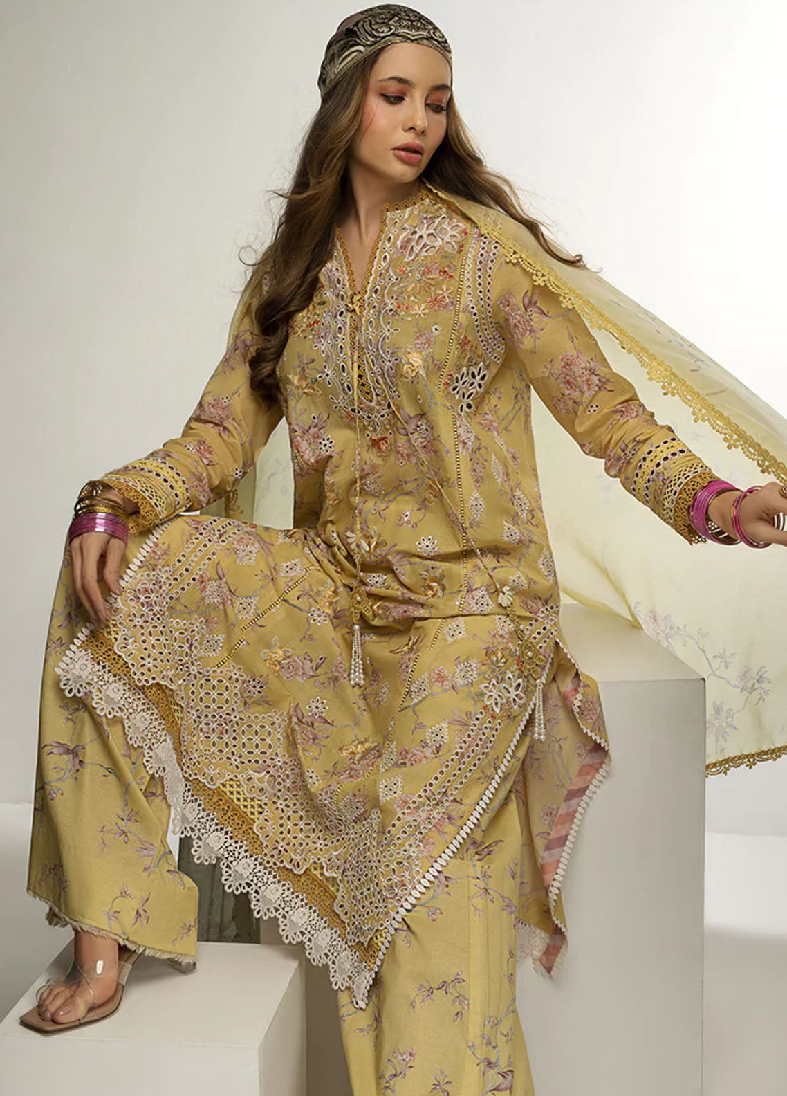 Sobia Nazir Unstitched Vital Lawn Collection 2023 Vol-2 4B