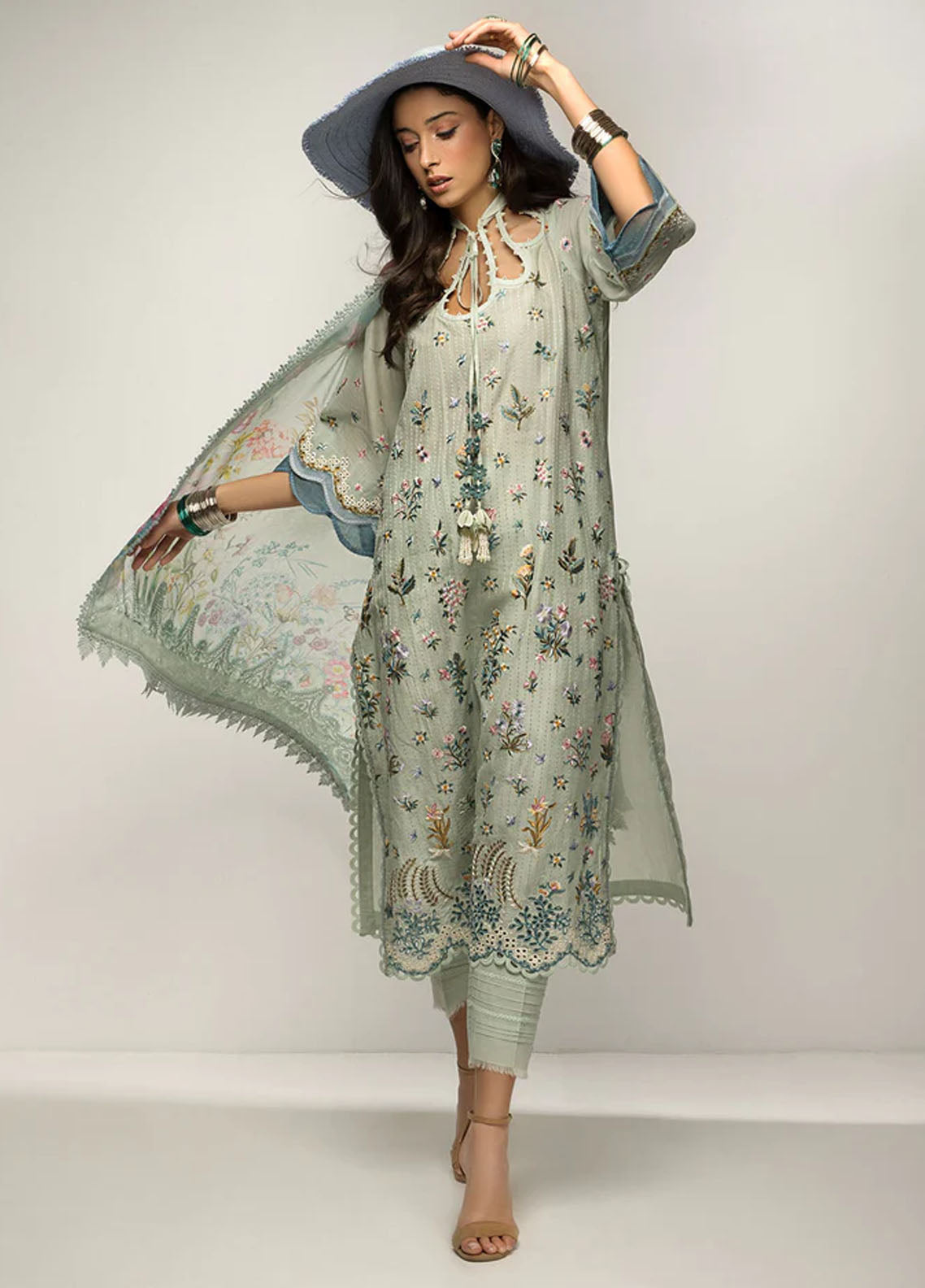 Sobia Nazir Unstitched Vital Lawn Collection 2023 Vol-2 8A