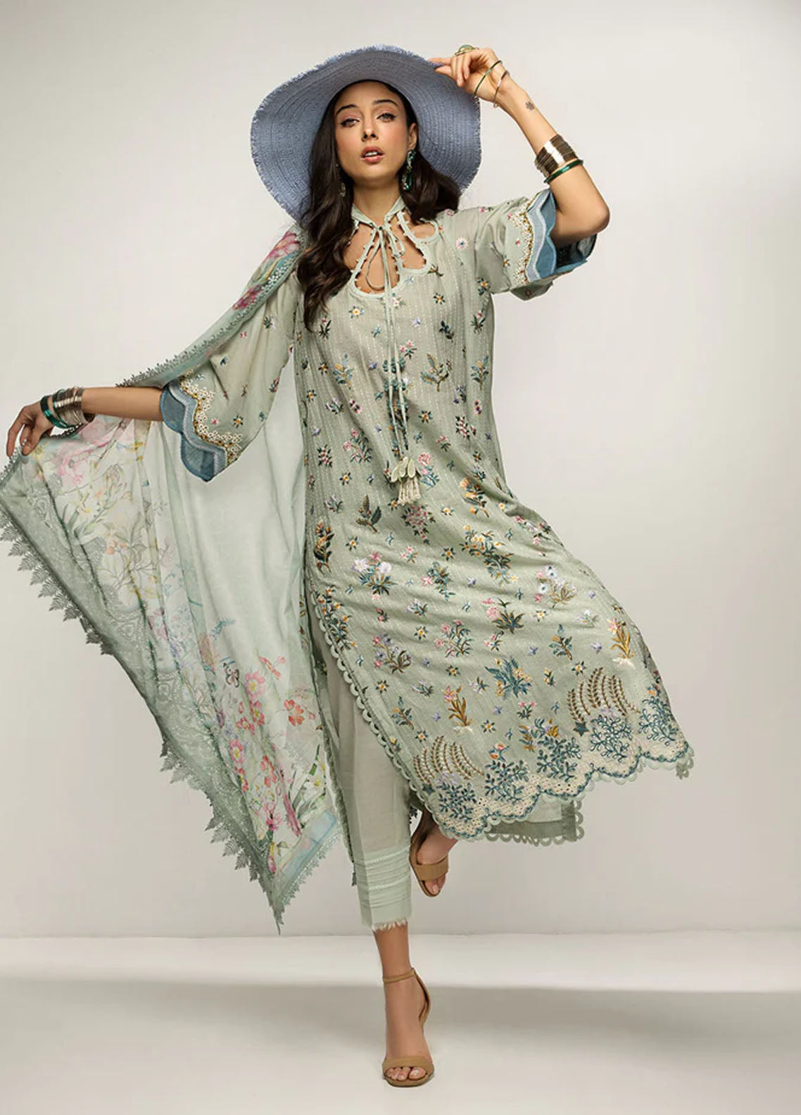 Sobia Nazir Unstitched Vital Lawn Collection 2023 Vol-2 8A