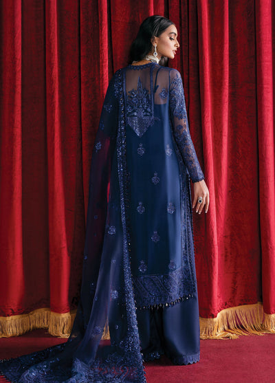 Starlet By Afrozeh Luxury Unstitched Collection 2023 ASOS-V1-04 Sapphire Elegance