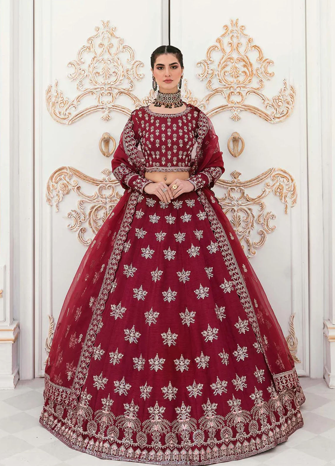Sylvia By Akbar Aslam Luxury Wedding AA23S 1454