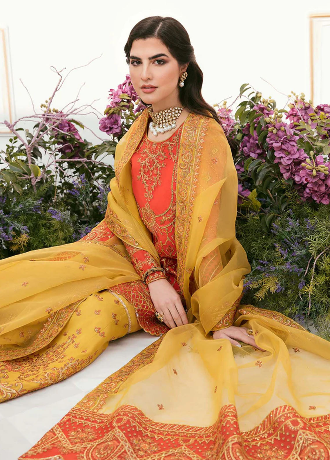 Sylvia By Akbar Aslam Luxury Wedding AA23S 1455