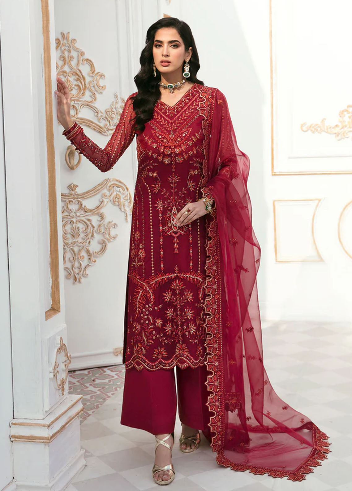 Sylvia By Akbar Aslam Luxury Wedding AA23S 1458