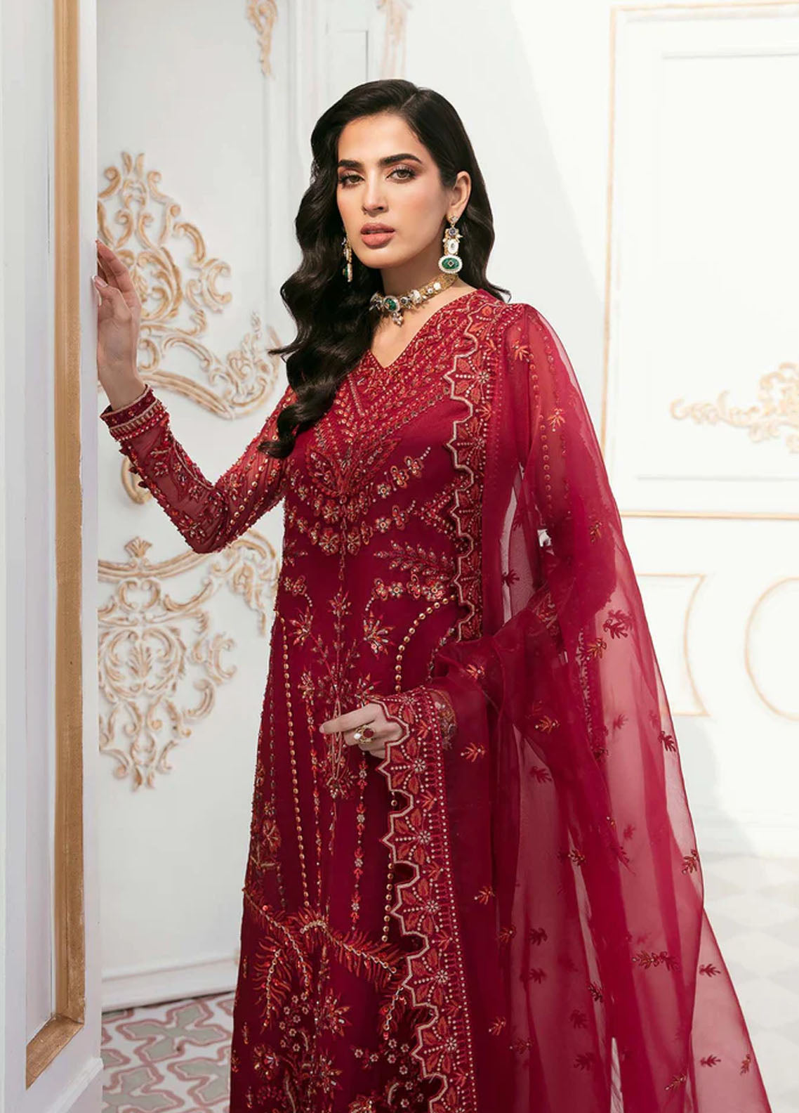Sylvia By Akbar Aslam Luxury Wedding AA23S 1458