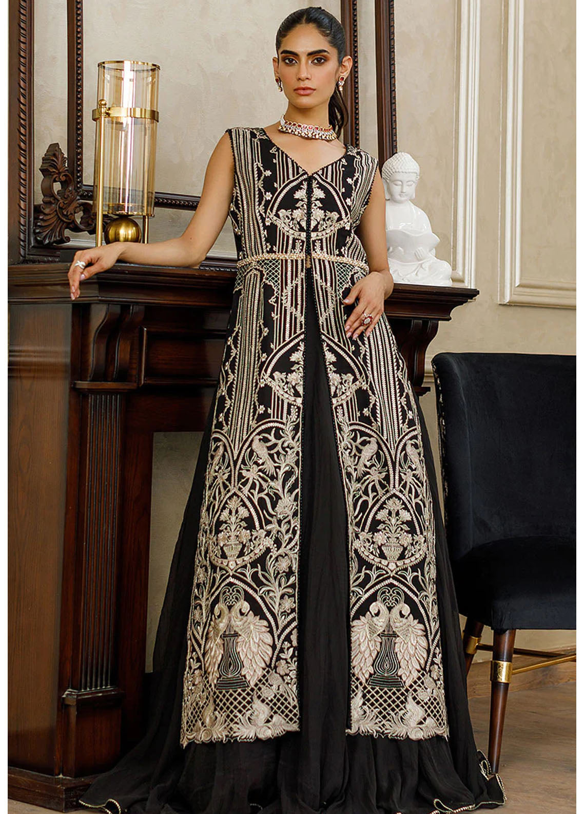 Threads & Motifs Luxury Pret Chiffon 1 Piece Dress 8188.1