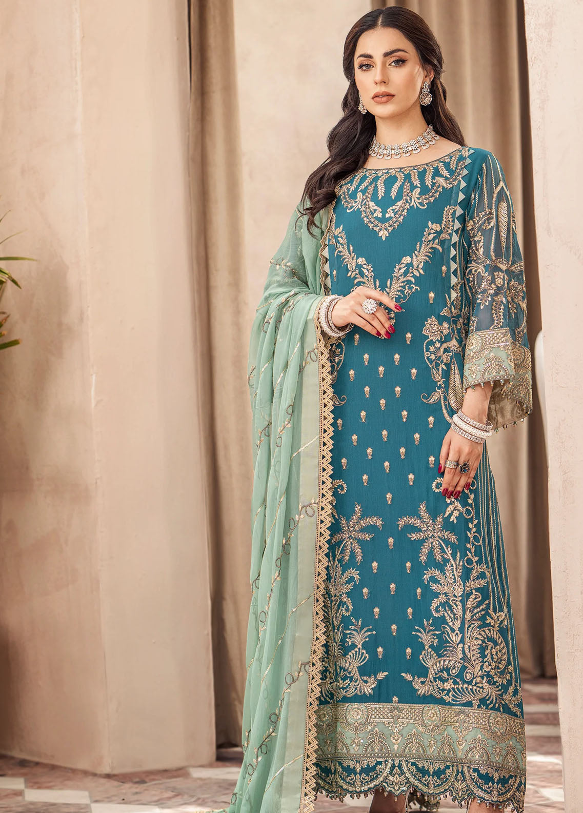 Zainab By Mashq Unstitched Collection 2023 QFD-0066 Cynical