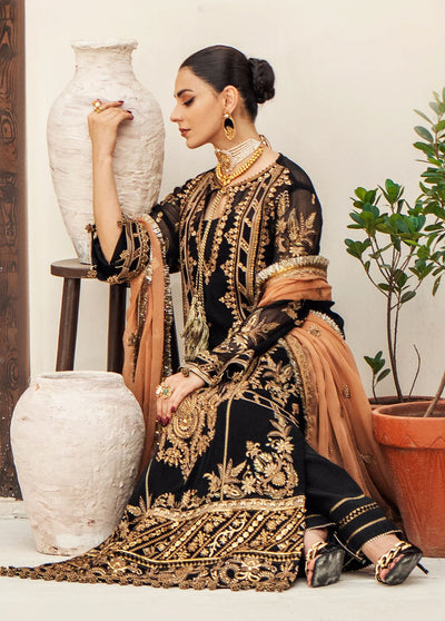 Zainab By Mashq Unstitched Collection 2023 QFD-0070 Evening Aura