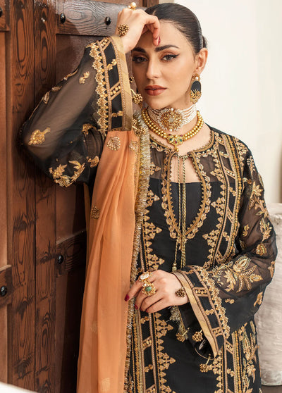 Zainab By Mashq Unstitched Collection 2023 QFD-0070 Evening Aura