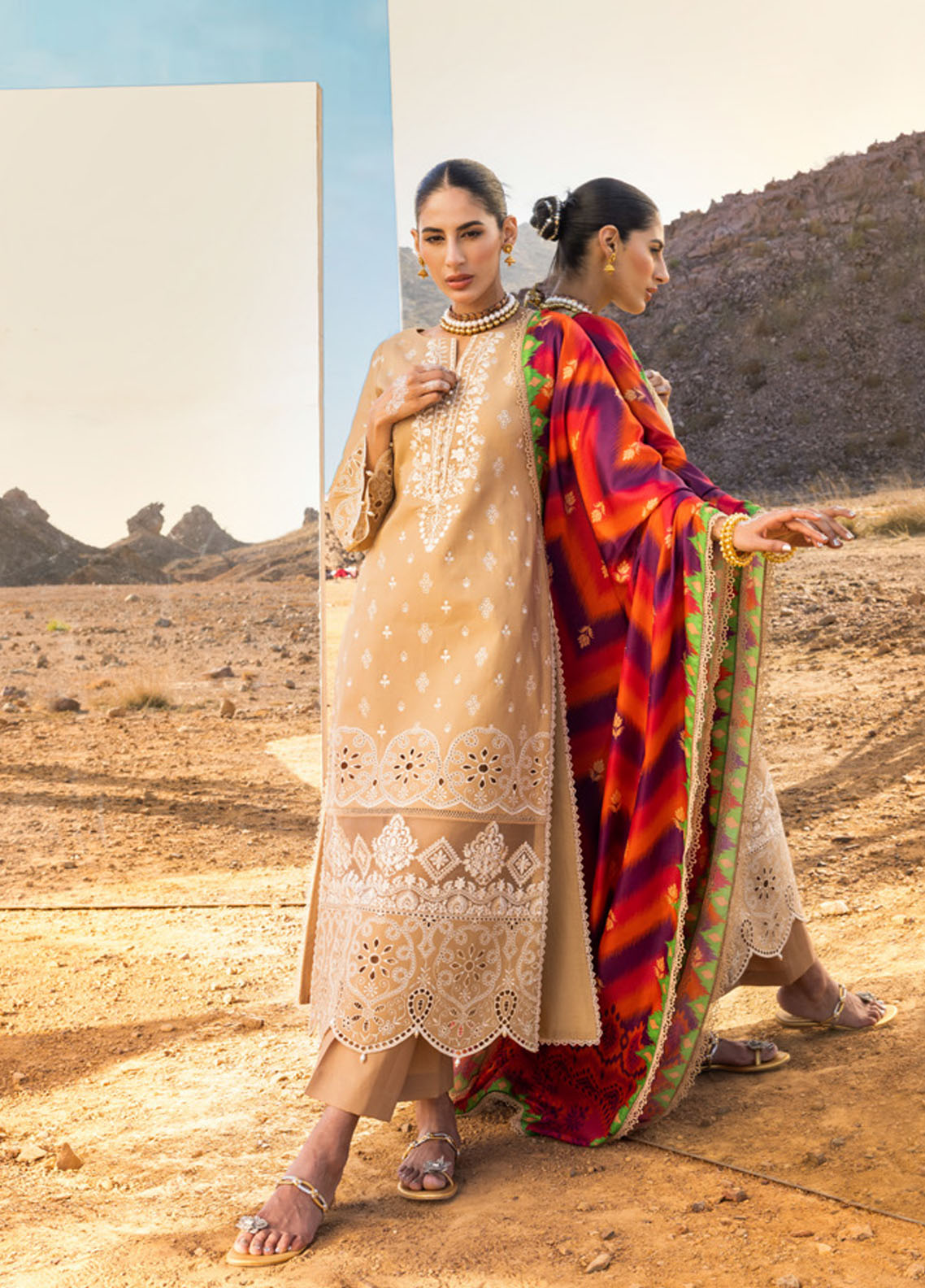 Zainab Chottani Luxury Chikankari Lawn Collection 02-A