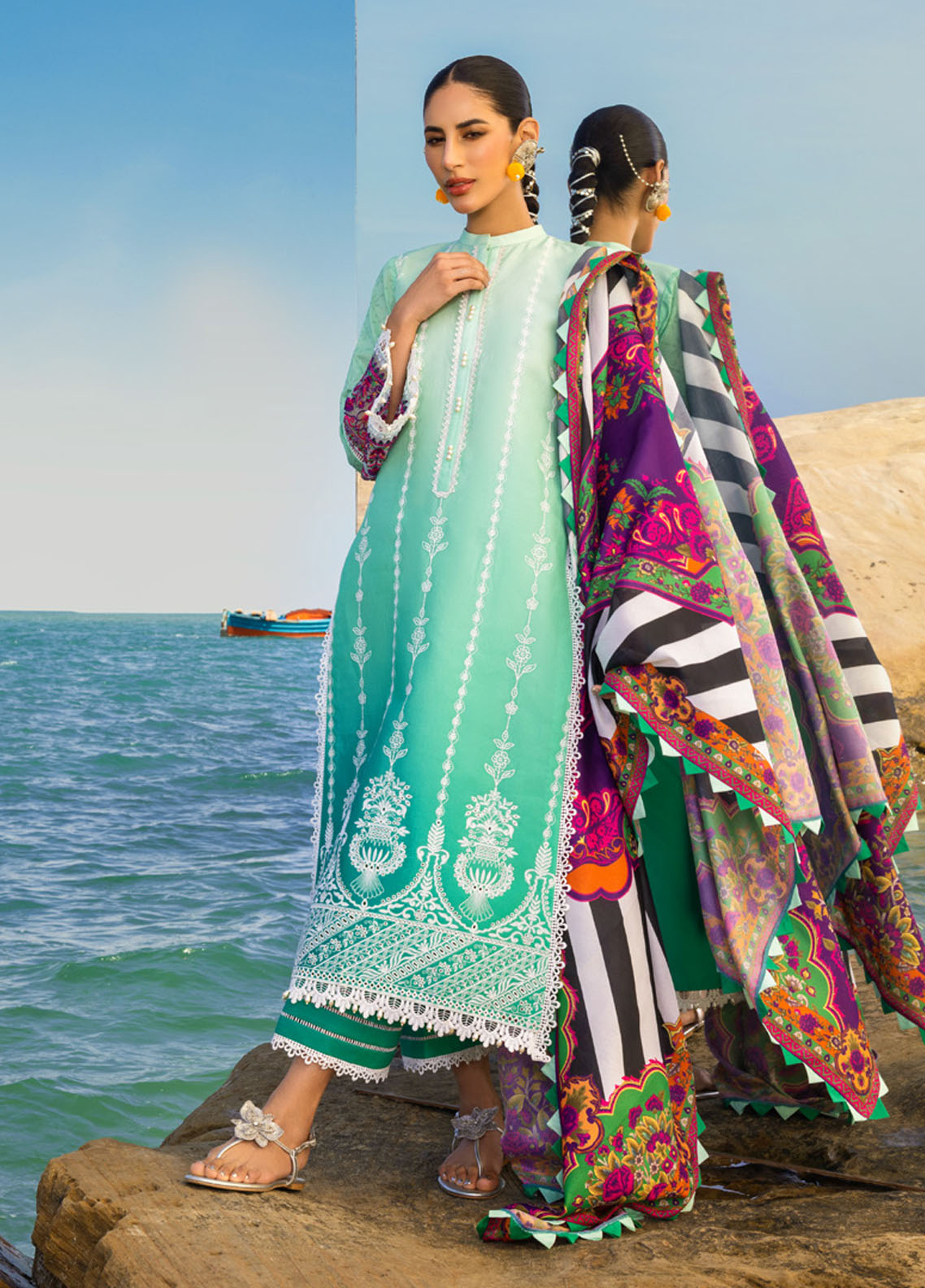 Zainab Chottani Luxury Chikankari Lawn Collection 06-B