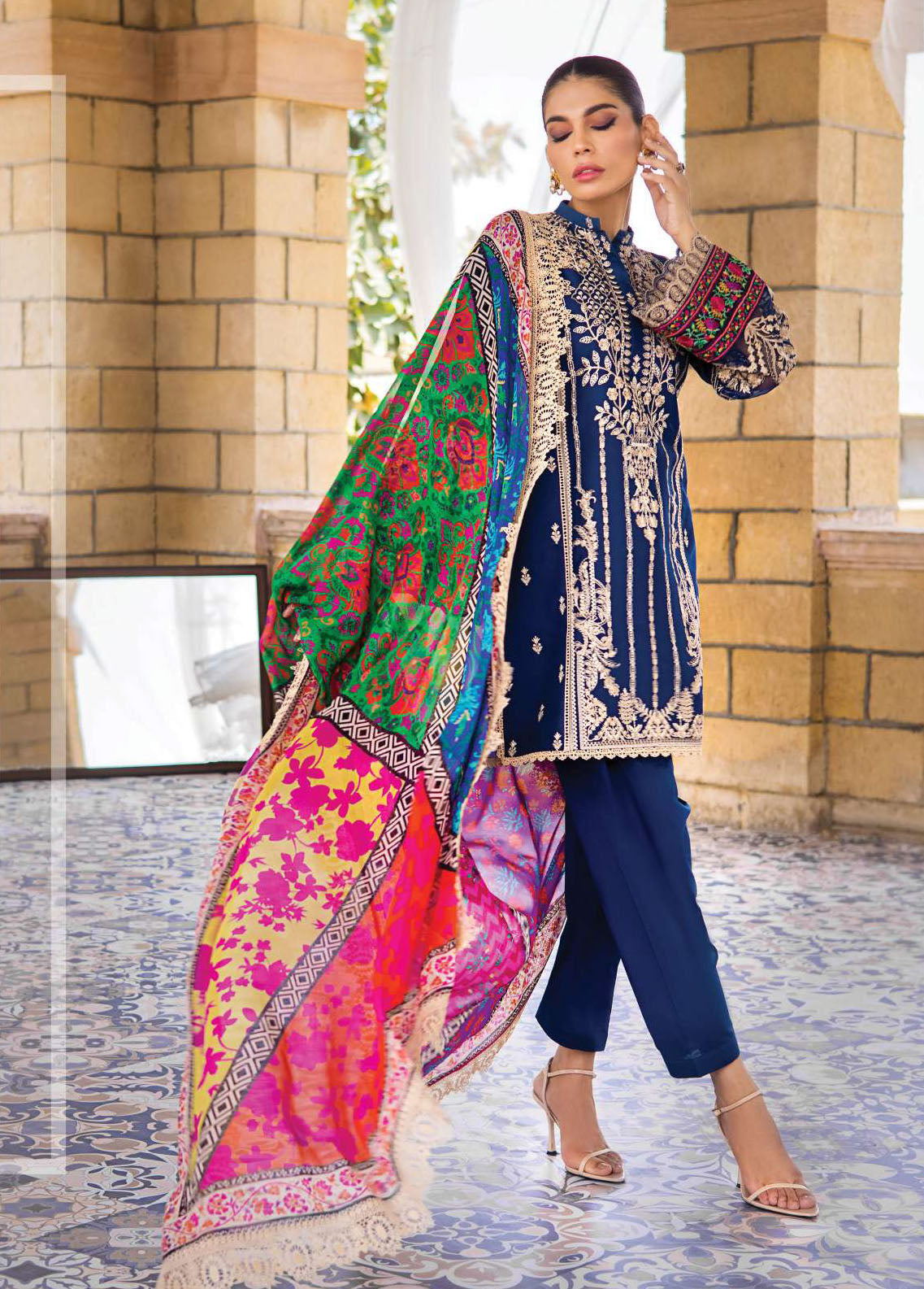 Zainab Chottani Luxury Lawn Collection 2023 5B