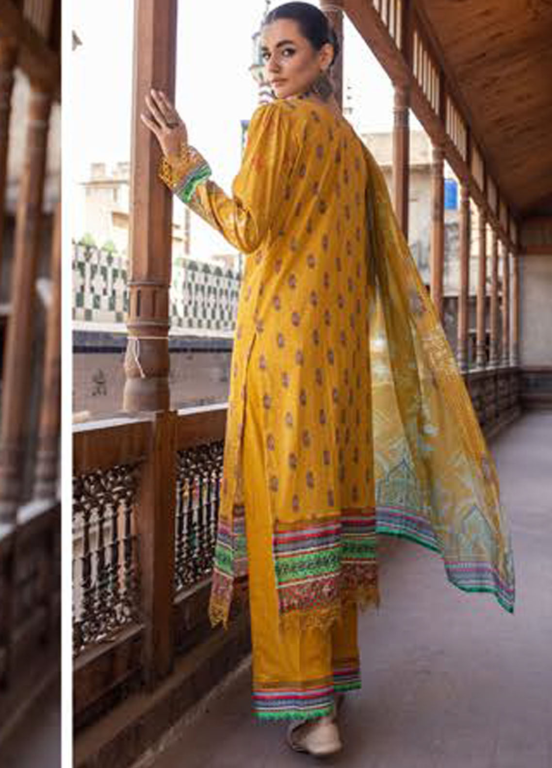 Zarkis By Riaz Arts Mother Printed Chikankari Collection D-01