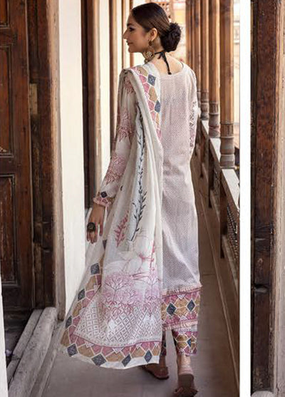Zarkis By Riaz Arts Mother Printed Chikankari Collection D-07