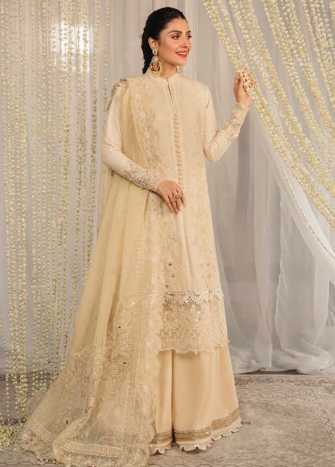 Zarqash Luxury Lawn Unstitched Collection 2023 ZQL-001 Oriana