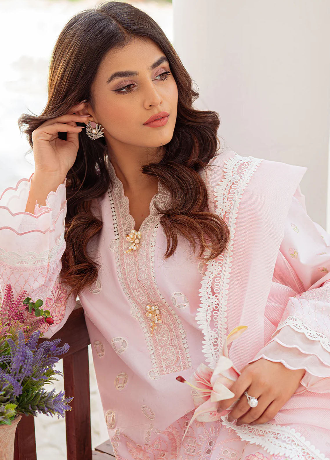 Zarqash Tresor Luxe Lawn Collection 2023 ZQ 12A