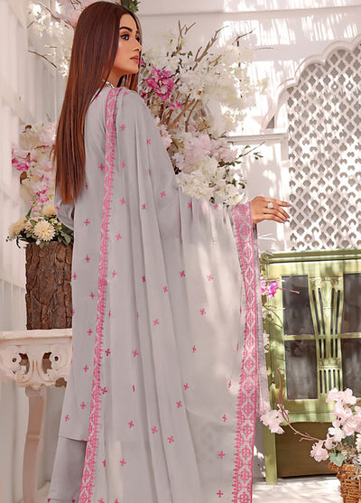 Zenia By Fine Tex Embroidered Lawn Suits Unstitched 3 Piece FNT23-Z6 ZC-02 - Summer Collection