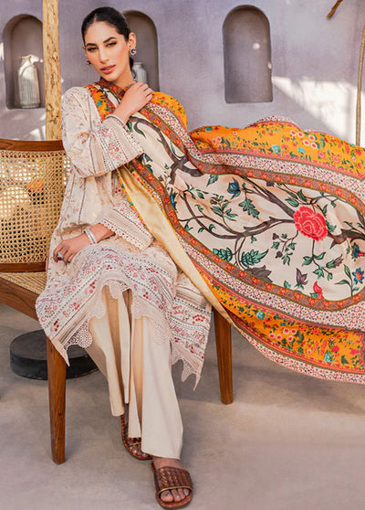 Zoya & Fatima Unstitched Luxury Lawn Collection 2023 ZF-01 Irha