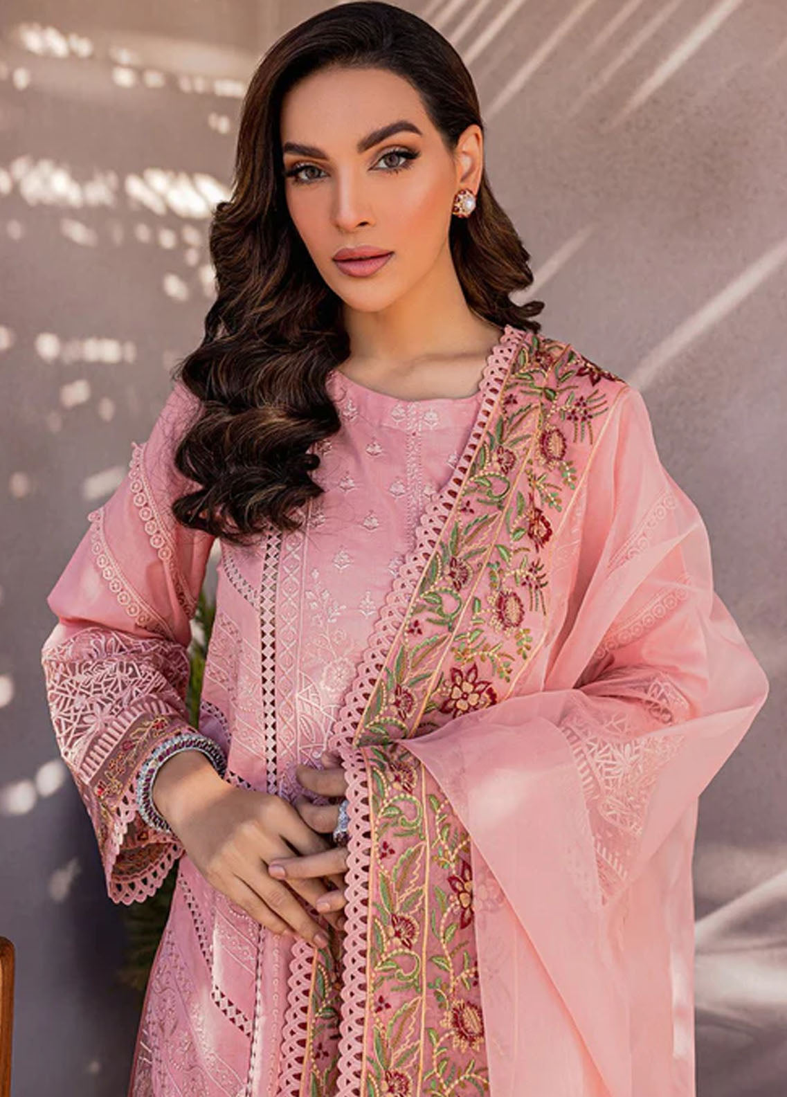 Zoya & Fatima Unstitched Luxury Lawn Collection 2023 ZF-02 Azha