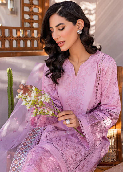 Zoya & Fatima Unstitched Luxury Lawn Collection 2023 ZF-03 Sehr