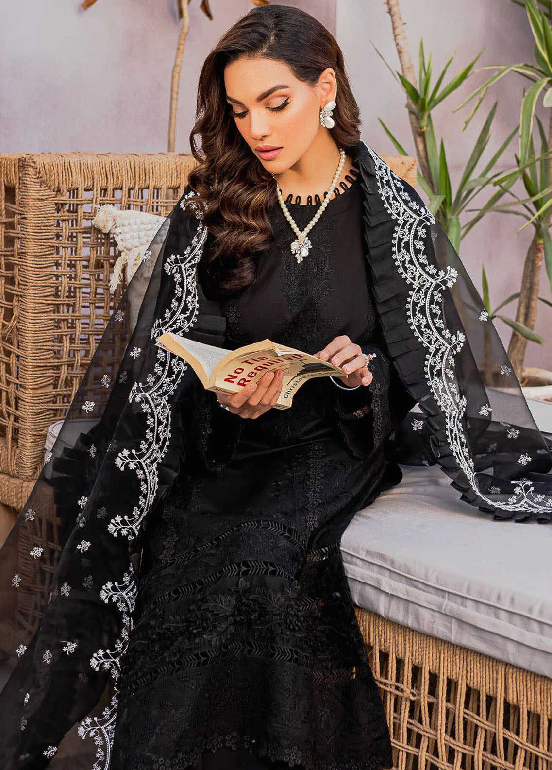 Zoya & Fatima Unstitched Luxury Lawn Collection 2023 ZF-05 Zaha