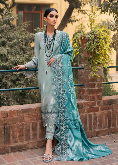 Maya By Nureh Embroidered Lawn Suits Unstitched 3 Piece NU23M NJ-46 - Summer Collection