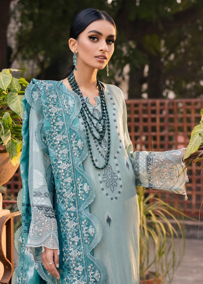 Maya By Nureh Embroidered Lawn Suits Unstitched 3 Piece NU23M NJ-46 - Summer Collection