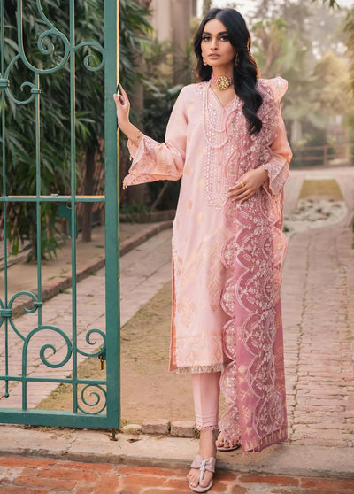 Maya By Nureh Embroidered Lawn Suits Unstitched 3 Piece NU23M NJ-49 - Summer Collection